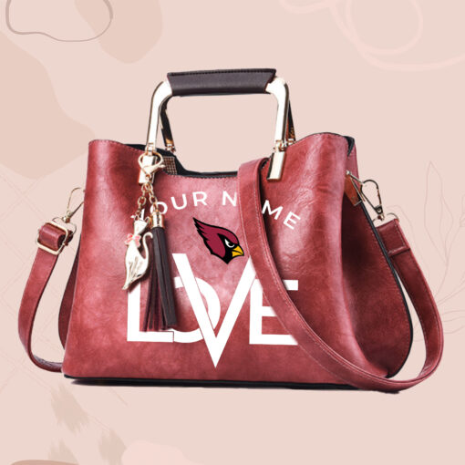 NFL - True fans of Arizona Cardinals's Hand Bag:nfl,hand bag,leather handbag,nfl hand bag