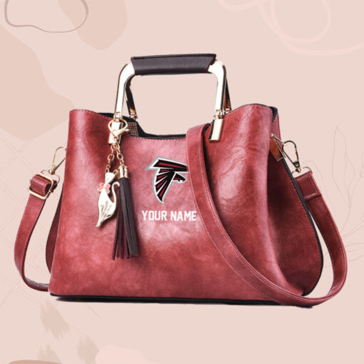 NFL - True fans of Atlanta Falcons's Hand Bag:nfl,hand bag,leather handbag,nfl hand bag