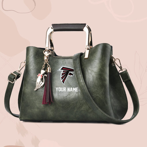 NFL - True fans of Atlanta Falcons's Hand Bag:nfl,hand bag,leather handbag,nfl hand bag