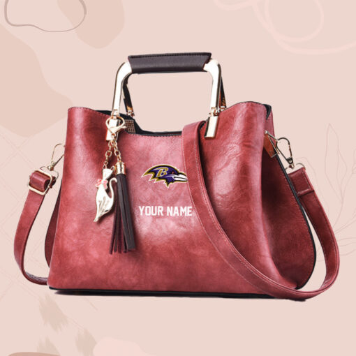 NFL - True fans of Baltimore Ravens's Hand Bag:nfl,hand bag,leather handbag,nfl hand bag