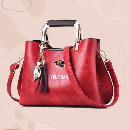 NFL - True fans of Baltimore Ravens's Hand Bag:nfl,hand bag,leather handbag,nfl hand bag