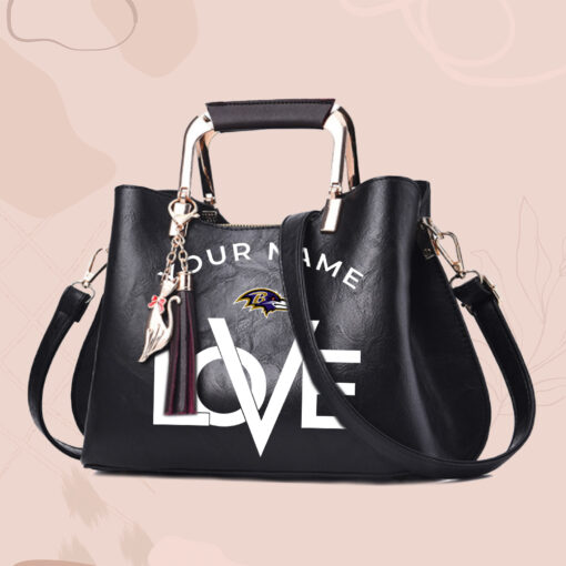 NFL - True fans of Baltimore Ravens's Hand Bag:nfl,hand bag,leather handbag,nfl hand bag