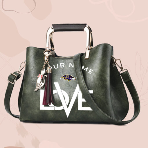 NFL - True fans of Baltimore Ravens's Hand Bag:nfl,hand bag,leather handbag,nfl hand bag