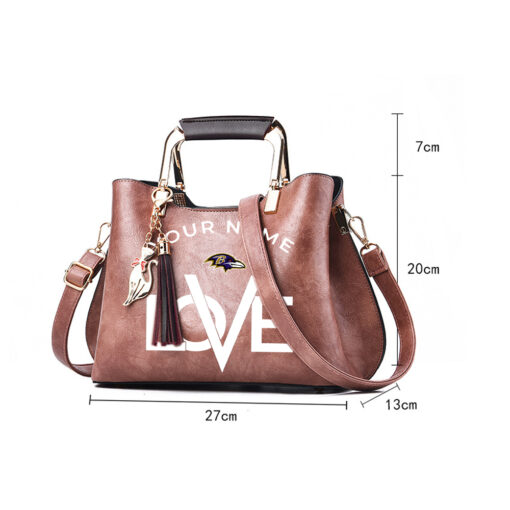 NFL - True fans of Baltimore Ravens's Hand Bag:nfl,hand bag,leather handbag,nfl hand bag