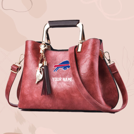 NFL - True fans of Buffalo Bills's Hand Bag:nfl,hand bag,leather handbag,nfl hand bag