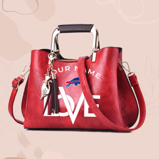 NFL - True fans of Buffalo Bills's Hand Bag:nfl,hand bag,leather handbag,nfl hand bag