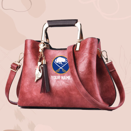 NHL - True fans of Buffalo Sabres's Hand Bag:nhl,hand bag,leather handbag,nhl hand bag