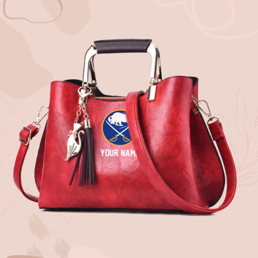 NHL - True fans of Buffalo Sabres's Hand Bag:nhl,hand bag,leather handbag,nhl hand bag