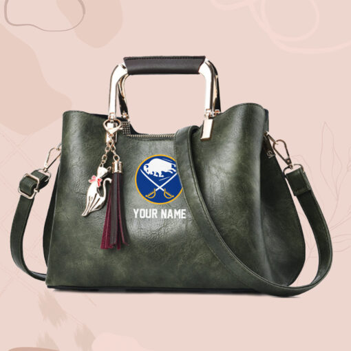 NHL - True fans of Buffalo Sabres's Hand Bag:nhl,hand bag,leather handbag,nhl hand bag