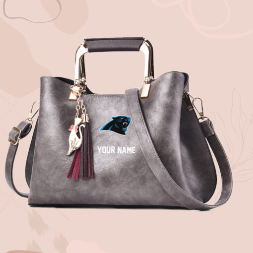 NFL - True fans of Carolina Panthers's Hand Bag:nfl,hand bag,leather handbag,nfl hand bag