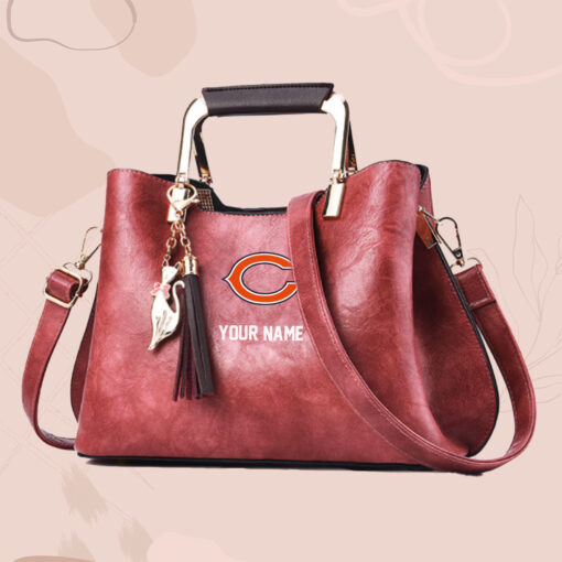 NFL - True fans of Chicago Bears's Hand Bag:nfl,hand bag,leather handbag,nfl hand bag