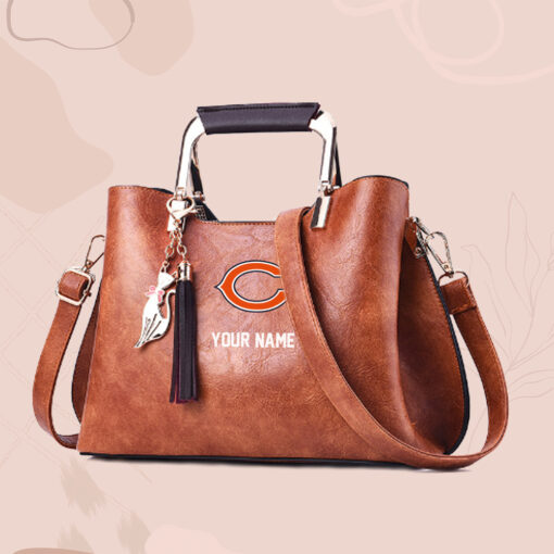 NFL - True fans of Chicago Bears's Hand Bag:nfl,hand bag,leather handbag,nfl hand bag