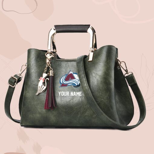 NHL - True fans of Colorado Avalanche's Hand Bag:nhl,hand bag,leather handbag,nhl hand bag