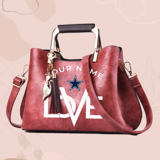 NFL - True fans of Dallas Cowboys's Hand Bag:nfl,hand bag,leather handbag,nfl hand bag