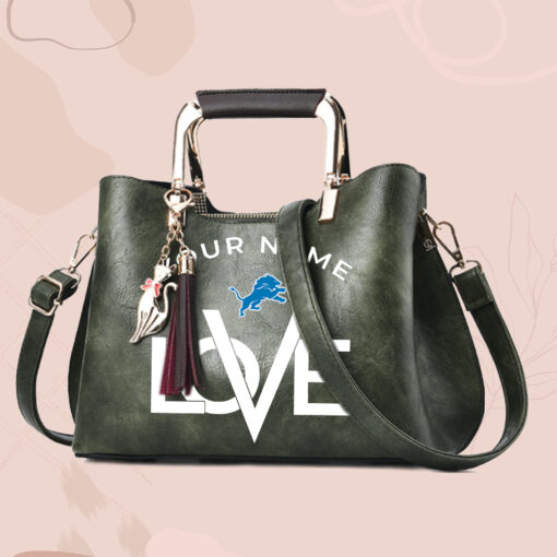 NFL - True fans of Detroit Lions's Hand Bag:nfl,hand bag,leather handbag,nfl hand bag