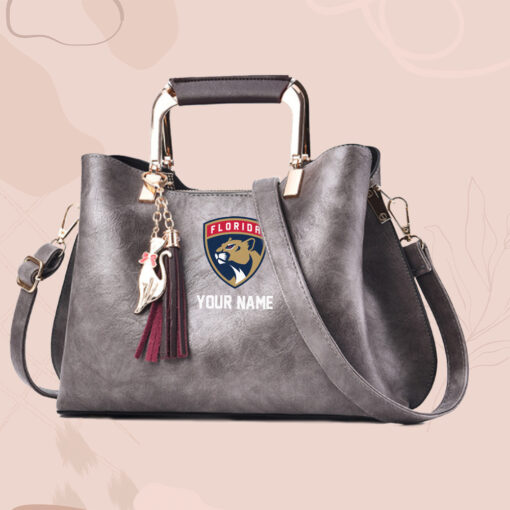 NHL - True fans of Florida Panthers's Hand Bag:nhl,hand bag,leather handbag,nhl hand bag