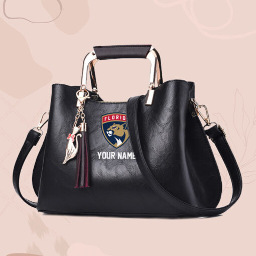 NHL - True fans of Florida Panthers's Hand Bag:nhl,hand bag,leather handbag,nhl hand bag