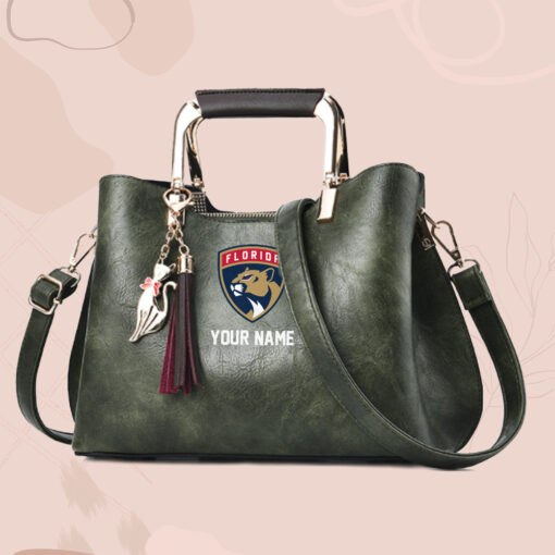 NHL - True fans of Florida Panthers's Hand Bag:nhl,hand bag,leather handbag,nhl hand bag