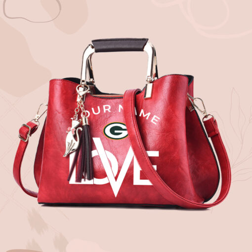 NFL - True fans of Green Bay Packers's Hand Bag:nfl,hand bag,leather handbag,nfl hand bag