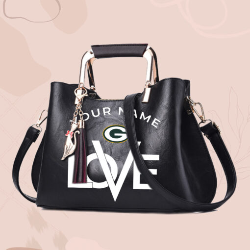 NFL - True fans of Green Bay Packers's Hand Bag:nfl,hand bag,leather handbag,nfl hand bag