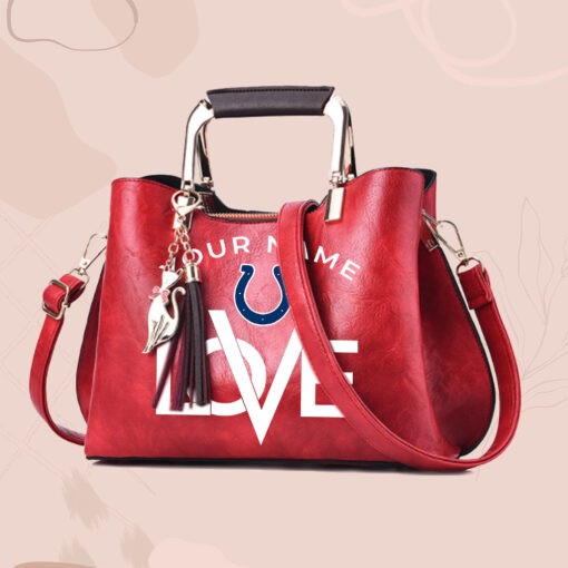 NFL - True fans of Indianapolis Colts's Hand Bag:nfl,hand bag,leather handbag,nfl hand bag