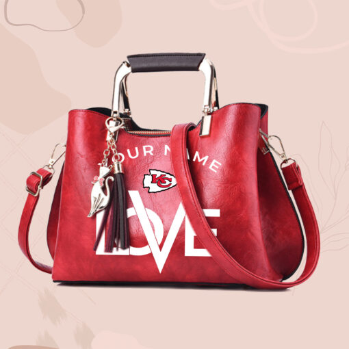 NFL - True fans of Kansas City Chiefs's Hand Bag:nfl,hand bag,leather handbag,nfl hand bag