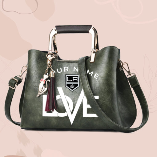 NHL - True fans of LA Kings's Hand Bag:nhl,hand bag,leather handbag,nhl hand bag