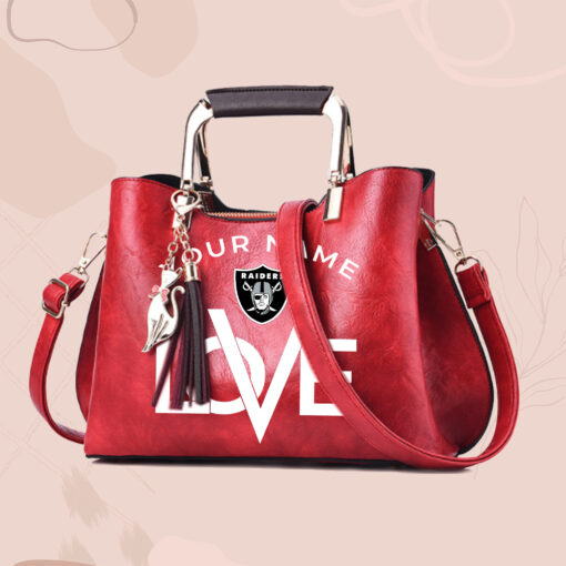 NFL - True fans of Las Vegas Raiders's Hand Bag:nfl,hand bag,leather handbag,nfl hand bag