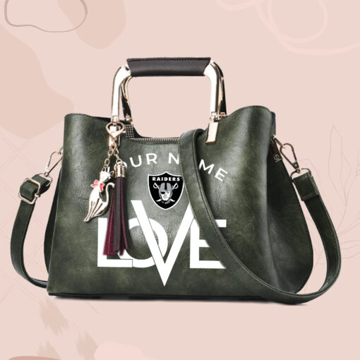 NFL - True fans of Las Vegas Raiders's Hand Bag:nfl,hand bag,leather handbag,nfl hand bag