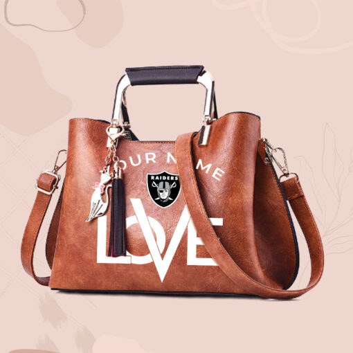 NFL - True fans of Las Vegas Raiders's Hand Bag:nfl,hand bag,leather handbag,nfl hand bag