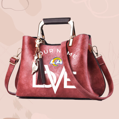 NFL - True fans of Los Angeles Rams's Hand Bag:nfl,hand bag,leather handbag,nfl hand bag