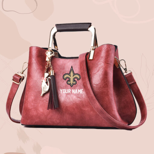 NFL - True fans of New Orleans Saints's Hand Bag:nfl,hand bag,leather handbag,nfl hand bag