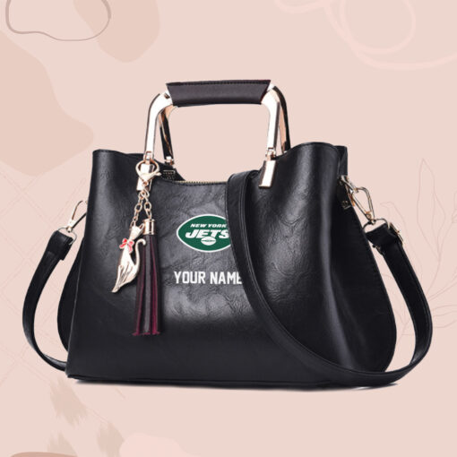 NFL - True fans of New York Jets's Hand Bag:nfl,hand bag,leather handbag,nfl hand bag