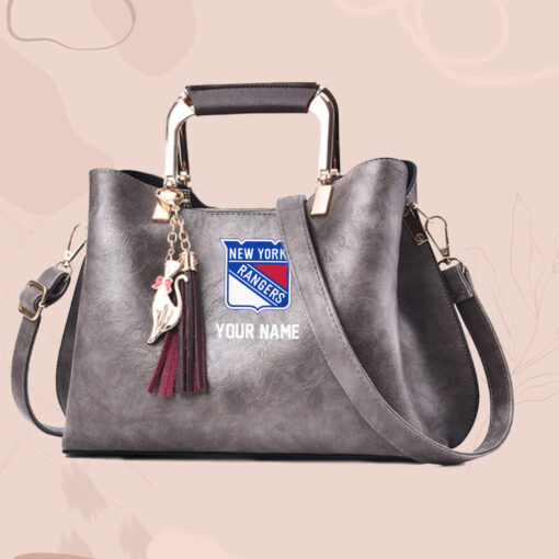 NHL - True fans of New York Rangers's Hand Bag:nhl,hand bag,leather handbag,nhl hand bag