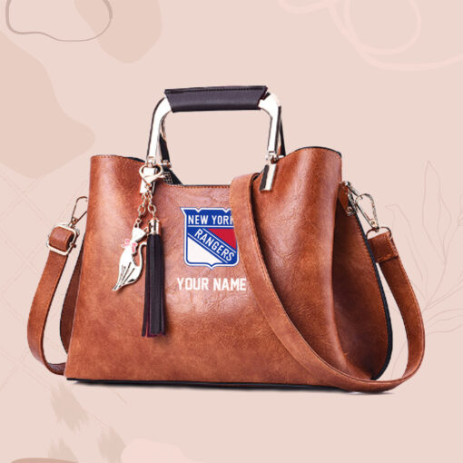 NHL - True fans of New York Rangers's Hand Bag:nhl,hand bag,leather handbag,nhl hand bag