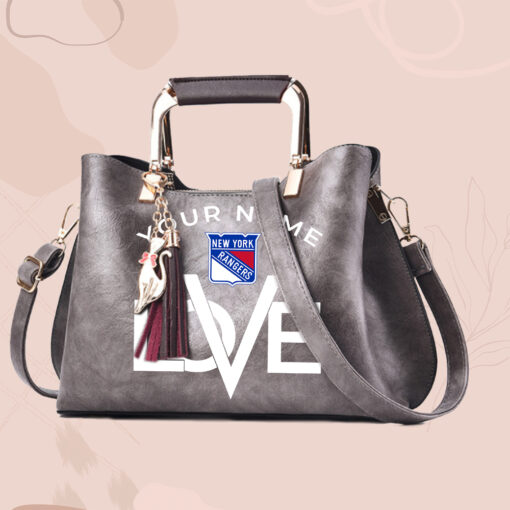 NHL - True fans of New York Rangers's Hand Bag:nhl,hand bag,leather handbag,nhl hand bag