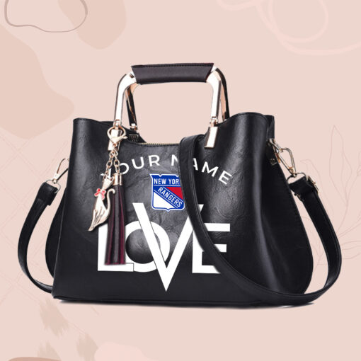 NHL - True fans of New York Rangers's Hand Bag:nhl,hand bag,leather handbag,nhl hand bag