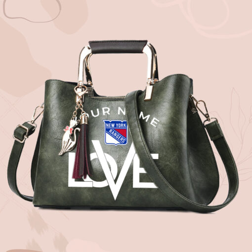 NHL - True fans of New York Rangers's Hand Bag:nhl,hand bag,leather handbag,nhl hand bag