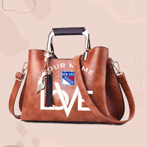 NHL - True fans of New York Rangers's Hand Bag:nhl,hand bag,leather handbag,nhl hand bag