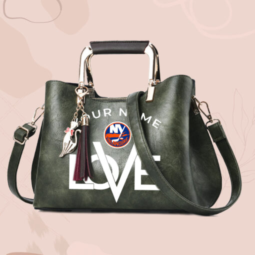 NHL - True fans of NY Islanders's Hand Bag:nhl,hand bag,leather handbag,nhl hand bag