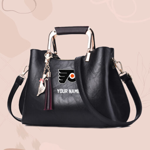 NHL - True fans of Philadelphia Flyers's Hand Bag:nhl,hand bag,leather handbag,nhl hand bag