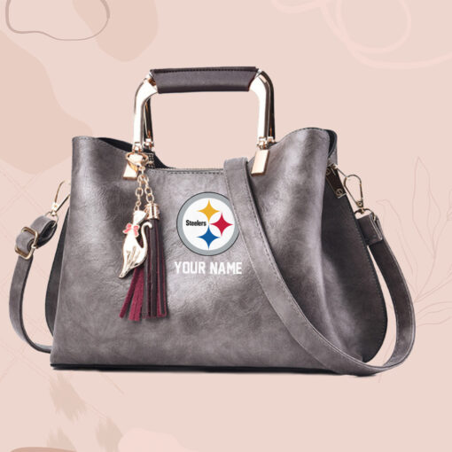 NFL - True fans of Pittsburgh Steelers's Hand Bag:nfl,hand bag,leather handbag,nfl hand bag