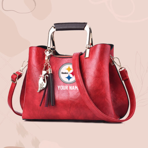 NFL - True fans of Pittsburgh Steelers's Hand Bag:nfl,hand bag,leather handbag,nfl hand bag