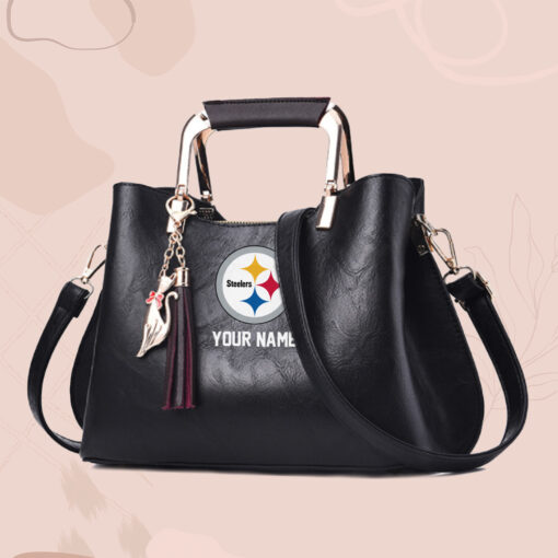 NFL - True fans of Pittsburgh Steelers's Hand Bag:nfl,hand bag,leather handbag,nfl hand bag