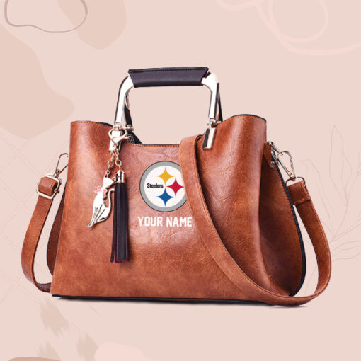 NFL - True fans of Pittsburgh Steelers's Hand Bag:nfl,hand bag,leather handbag,nfl hand bag