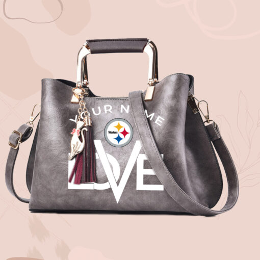 NFL - True fans of Pittsburgh Steelers's Hand Bag:nfl,hand bag,leather handbag,nfl hand bag