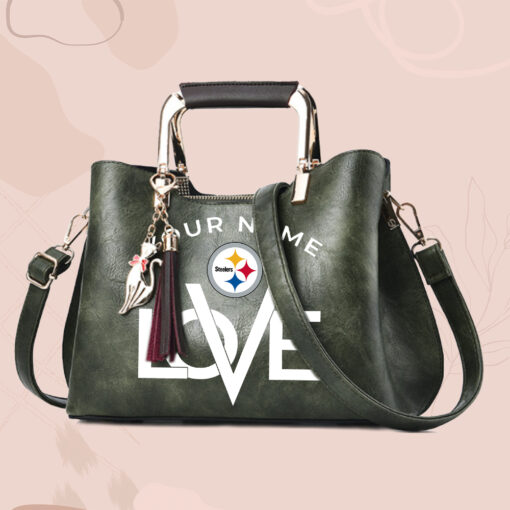 NFL - True fans of Pittsburgh Steelers's Hand Bag:nfl,hand bag,leather handbag,nfl hand bag