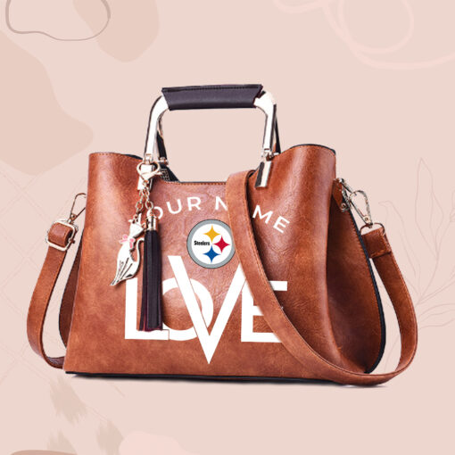 NFL - True fans of Pittsburgh Steelers's Hand Bag:nfl,hand bag,leather handbag,nfl hand bag