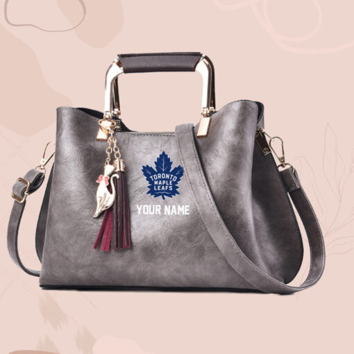 NHL - True fans of Toronto Maple Leafs's Hand Bag:nhl,hand bag,leather handbag,nhl hand bag