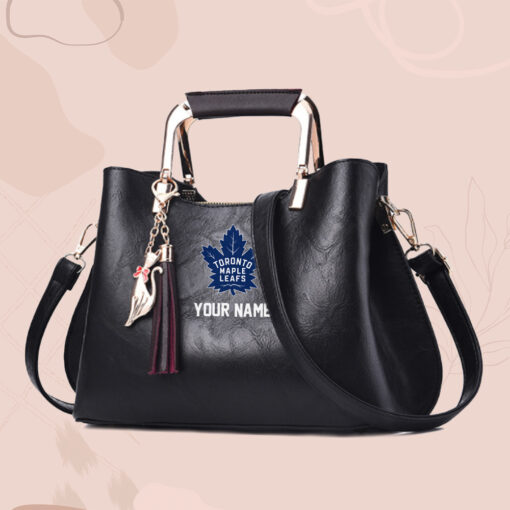 NHL - True fans of Toronto Maple Leafs's Hand Bag:nhl,hand bag,leather handbag,nhl hand bag